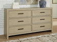 Nashville Furniture Outlets - Ashley Furniture - Calmoro Bedroom - Dresser - B602-31