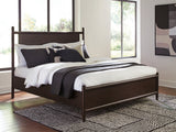 Nashville Furniture Outlets - Ashley Furniture - Dantenton Bedroom - Queen Panel Bed / Merlot - B611B2