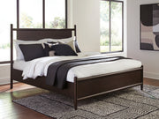 Nashville Furniture Outlets - Ashley Furniture - Dantenton Bedroom - Queen Panel Bed / Merlot - B611B2
