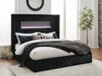 Nashville Furniture Outlets - Ashley Furniture - Tayleena Bedroom - King Upholstered Bed with Fireplace and Wireless Audio - PCB620B2