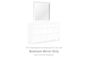 Nashville Furniture Outlets - Ashley Furniture - Fortman Bedroom - Bedroom Mirror / White - B680-36