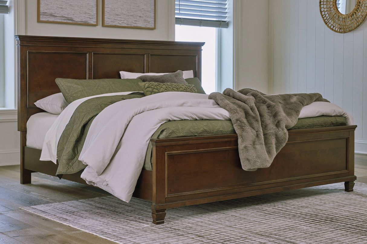 Nashville Furniture Outlets - Ashley Furniture - Danabrin Bedroom - California King Panel Bed / Brown - B685B5
