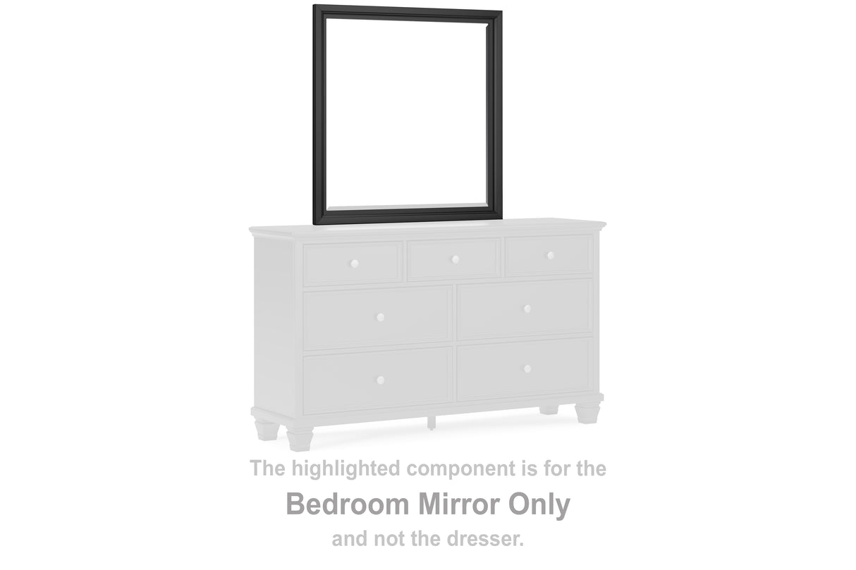 Nashville Furniture Outlets - Ashley Furniture - Lanolee Bedroom - Bedroom Mirror / Black - B687-36