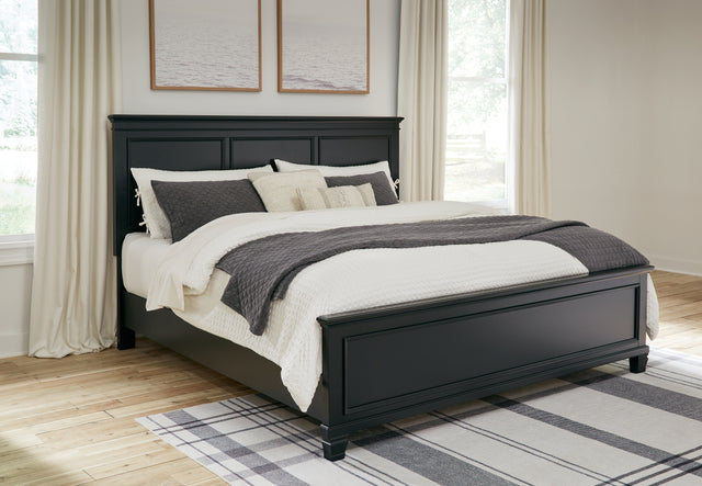 Nashville Furniture Outlets - Ashley Furniture - Lanolee Bedroom - Twin Panel Storage Bed / Black - B687B21