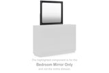 Nashville Furniture Outlets - Ashley Furniture - Londer Bedroom - Bedroom Mirror / Black - B768-36
