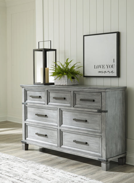 Nashville Furniture Outlets - Ashley Furniture - Russelyn Bedroom - King Storage Bed / Gray - B772B8