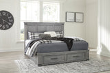 Nashville Furniture Outlets - Ashley Furniture - Russelyn Bedroom - California King Storage Bed / Gray - B772B9