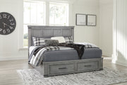 Nashville Furniture Outlets - Ashley Furniture - Russelyn Bedroom - California King Storage Bed / Gray - B772B9