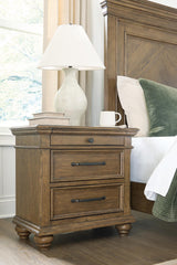 Nashville Furniture Outlets - Ashley Furniture - Karallin Bedroom - Three Drawer Night Stand / Medium Brown - PCB782-93