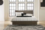 Nashville Furniture Outlets - Ashley Furniture - Arkenton Bedroom - California King Panel Bed / Grayish Brown - B786B5