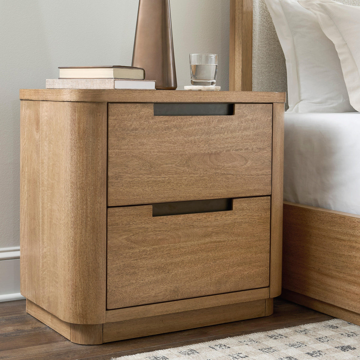 Nashville Furniture Outlets - Ashley Furniture - Pamaria Bedroom - Two Drawer Night Stand - PCB802-92