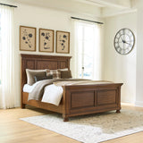 Nashville Furniture Outlets - Ashley Furniture - Zackaryn Bedroom - Queen Panel Bed / Warm Brown - PCB807B2
