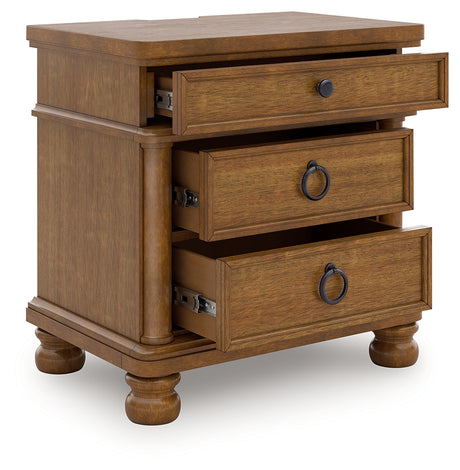 Nashville Furniture Outlets - Ashley Furniture - Rowlenstown Bedroom - King Poster Bed / Brown - PCB824B4