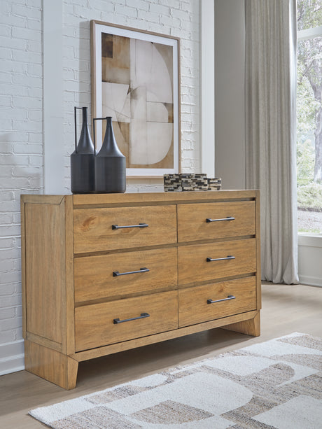 Nashville Furniture Outlets - Ashley Furniture - Sherbana Bedroom - Two Drawer Night Stand / Light Brown - B833-92