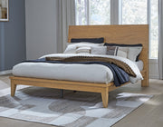 Nashville Furniture Outlets - Ashley Furniture - Sherbana Bedroom - California King Panel Bed / Light Brown - B833B5
