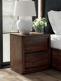 Nashville Furniture Outlets - Ashley Furniture - Dilenno Bedroom - Queen Upholstered Panel Bed / Dark Brown - PCB857B4
