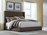 Nashville Furniture Outlets - Ashley Furniture - Lavernty Bedroom - Queen Upholstered Storage Bed - PCB9002B1