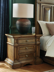 Nashville Furniture Outlets - Ashley Furniture - Frantanna Bedroom - Three Drawer Night Stand / Brown - PCB949-93