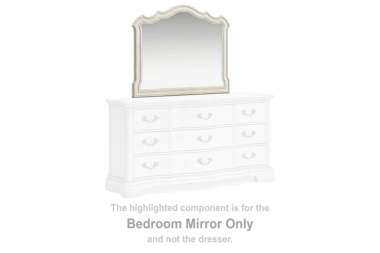 Nashville Furniture Outlets - Ashley Furniture - Arlendyne Bedroom - Bedroom Mirror / Antique White - B980-36