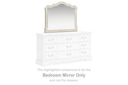 Nashville Furniture Outlets - Ashley Furniture - Arlendyne Bedroom - Bedroom Mirror / Antique White - B980-36