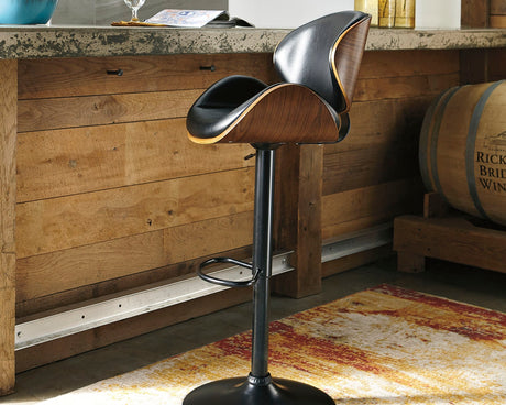 Nashville Furniture Outlets - Ashley Furniture - Bellatier Dining Room - Adjustable Height Bar Stool (Set of 2) / Bone - D120-230X2