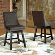 Nashville Furniture Outlets - Ashley Furniture - Tallenger Dining Room - Counter Height Bar Stool (Set of 2) / Light Gray - D380-424X2