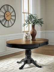 Nashville Furniture Outlets - Ashley Furniture - Clorazi Dining Room - Oval DRM Butterfly EXT Table - PCD619-48
