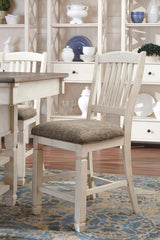 Nashville Furniture Outlets - Ashley Furniture - Bolanburg Dining Room - Counter Height Bar Stool (Set of 2) / Two-tone - D647-124X2