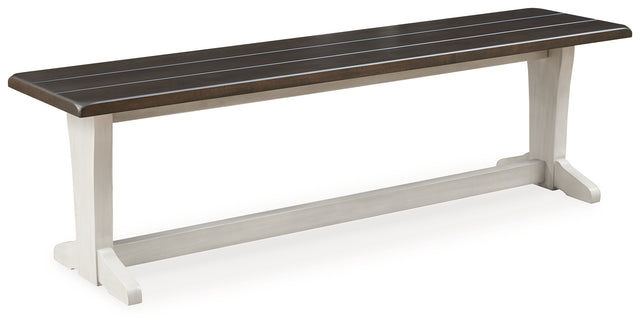 Nashville Furniture Outlets - Ashley Furniture - Darborn Dining Room - Dining Table / Gray/Brown / 40"W x 78"D x 30"H - D796D3