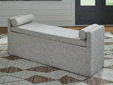 Nashville Furniture Outlets - Ashley Furniture - Galliden Dining Room - Large UPH Dining Room Bench / Beige - D841-00