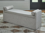 Nashville Furniture Outlets - Ashley Furniture - Galliden Dining Room - Large UPH Dining Room Bench / Beige - D841-00
