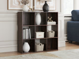 Nashville Furniture Outlets - Ashley Furniture - Glosmount Nine Cube Organizer - Nine Cube Organizer / Cherry/Light Brown - EA1055-3X3