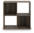 Nashville Furniture Outlets - Ashley Furniture - Shallifer Four Cube Organizer - Four Cube Organizer / Brown - EA1104-2X2