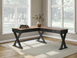 Nashville Furniture Outlets - Ashley Furniture - Wildenauer Office Desk - Home Office Desk / Brown/Black - H664H2