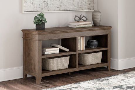 Nashville Furniture Outlets - Ashley Furniture - Janismore Credenza - Credenza / Weathered Gray - H776-46