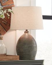 Nashville Furniture Outlets - Ashley Furniture - Joyelle Lighting - Table Lamp (Set of 2) / Gray - L100744X2