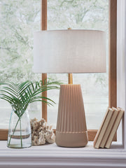 Nashville Furniture Outlets - Ashley Furniture - Dellner Lighting - Ceramic Table Lamp (1/CN) - L100854