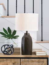 Nashville Furniture Outlets - Ashley Furniture - Jyler Lighting - Terracotta Table Lamp (1/CN) - L100904