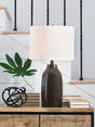 Nashville Furniture Outlets - Ashley Furniture - Jyler Lighting - Terracotta Table Lamp (1/CN) - L100904