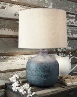 Nashville Furniture Outlets - Ashley Furniture - Malthace Lighting - Table Lamp (Set of 2) / Patina - L207304X2