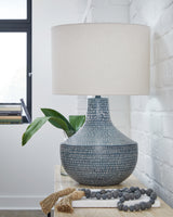 Nashville Furniture Outlets - Ashley Furniture - Schylarmont Lighting - 2-Piece Lamp Set / Antique Gray/White - L207474X2