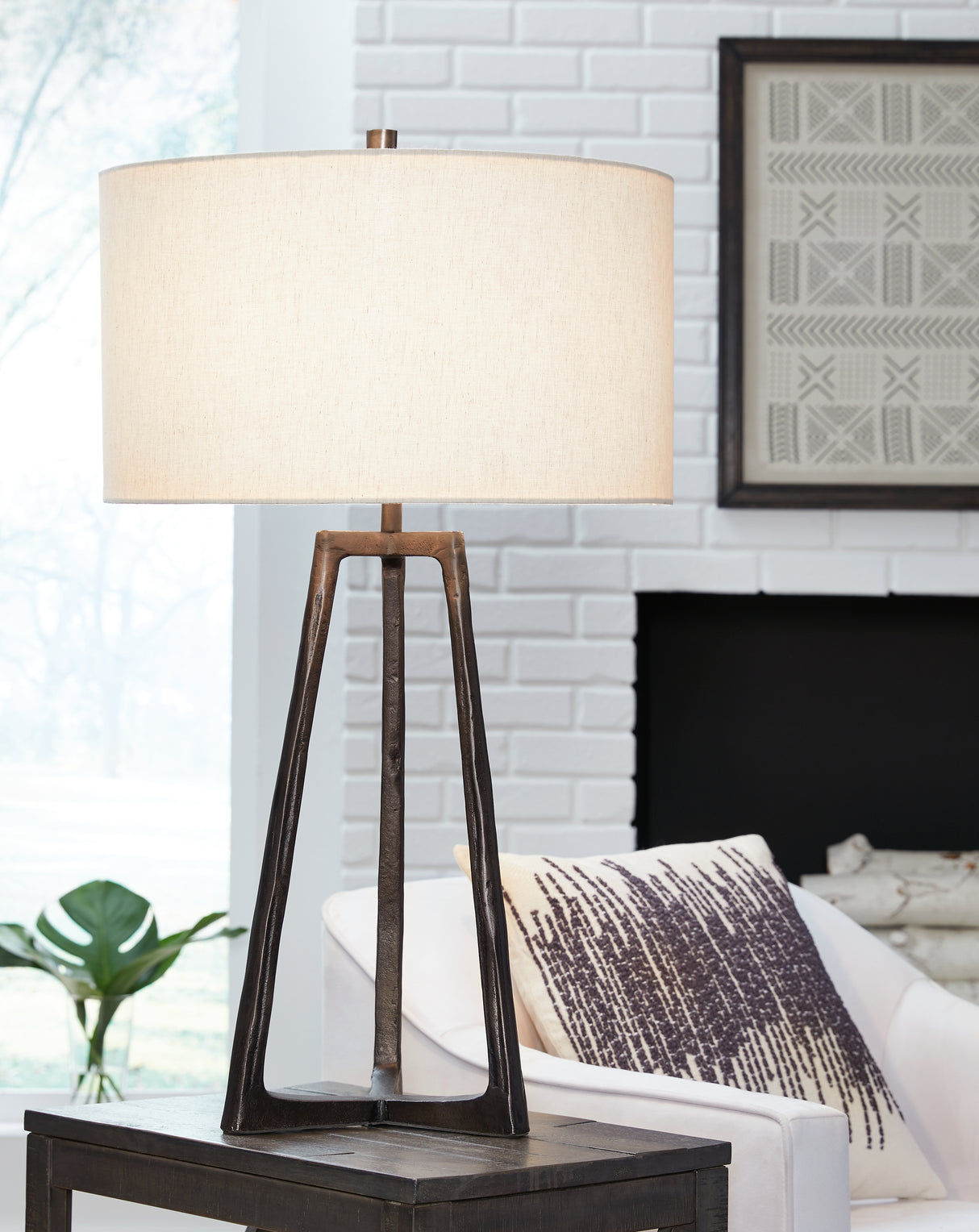 Nashville Furniture Outlets - Ashley Furniture - Ryandale Lighting - Table Lamp (Set of 2) / Antique Black - L208344X2