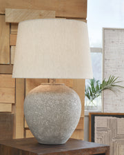 Nashville Furniture Outlets - Ashley Furniture - Dreward Lighting - Table Lamp (Set of 2) / Distressed Gray - L235694X2