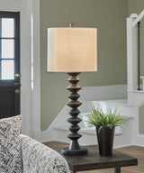 Nashville Furniture Outlets - Ashley Furniture - Luanndon Lighting - 2-Piece Lamp Set / Black - L235783X2