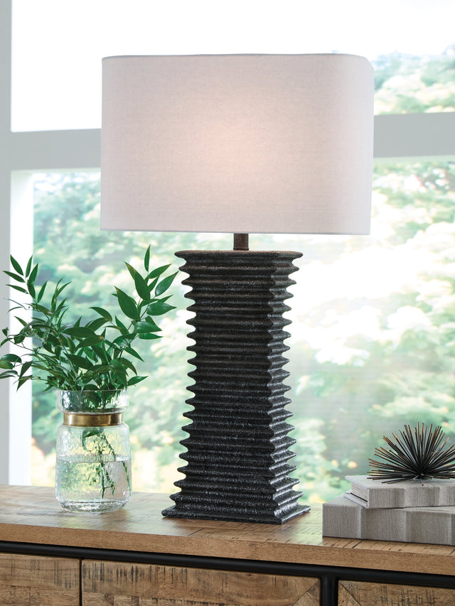 Nashville Furniture Outlets - Ashley Furniture - Golzar Lighting - Poly Table Lamp (1/CN) - L236094