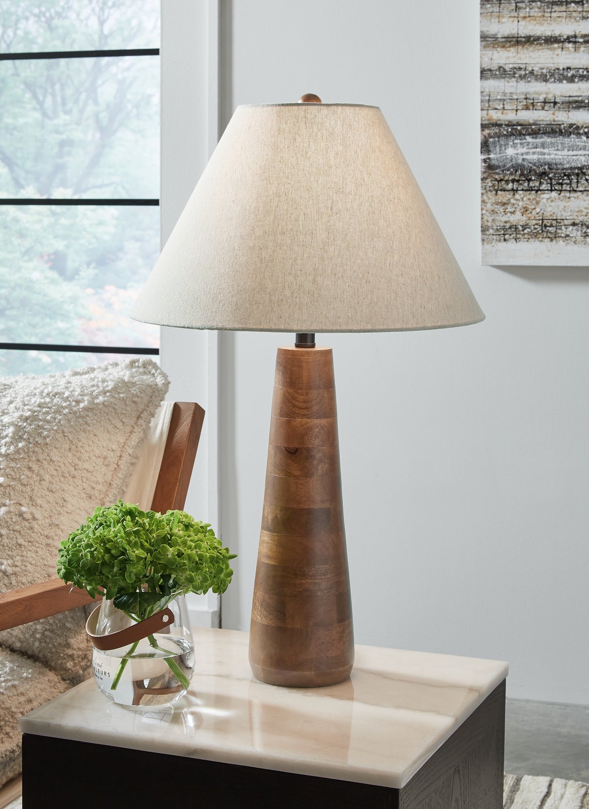 Nashville Furniture Outlets - Ashley Furniture - Danset Lighting - Table Lamp (Set of 2) / Brown - L329104X2
