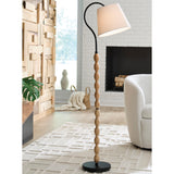 Nashville Furniture Outlets - Ashley Furniture - Corinwell Lighting - Wood Floor Lamp (1/CN) - L329131