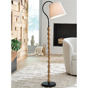Nashville Furniture Outlets - Ashley Furniture - Corinwell Lighting - Wood Floor Lamp (1/CN) - L329131