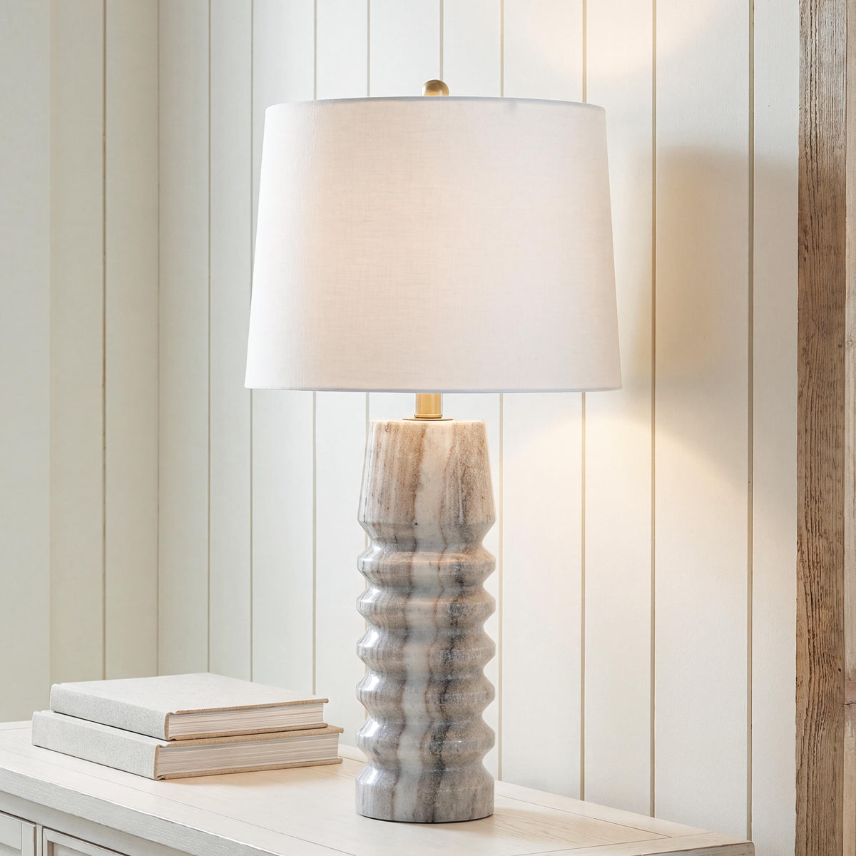 Nashville Furniture Outlets - Ashley Furniture - Desmont Lighting - Marble Table Lamp (1/CN) - L428974