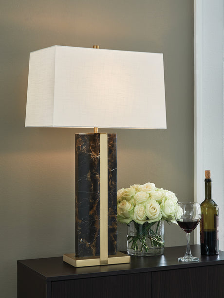 Nashville Furniture Outlets - Ashley Furniture - Neonish Lighting - Marble Table Lamp (1/CN) - L428984